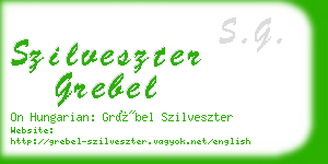 szilveszter grebel business card